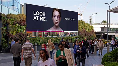 Interactive Billboard Calls Attention To Domestic Violence By Showing Bruised Woman Healing When
