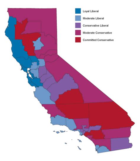 Californias Political Geography Red Blue And Purple All Over