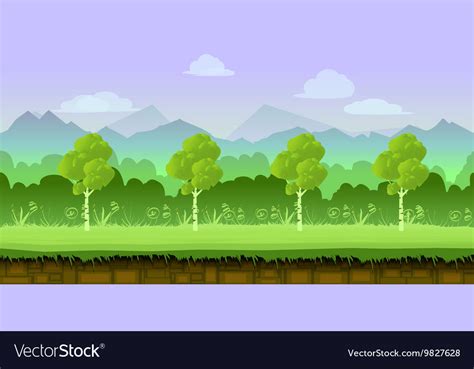 Game Background 2d Application Design Royalty Free Vector