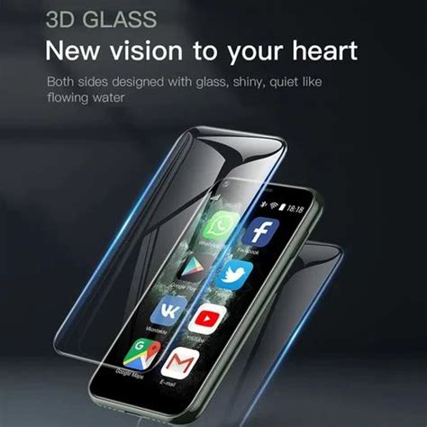 Original Soyes Xs11 Mini Android Cell Phone 3d Glass Body Dual Sim