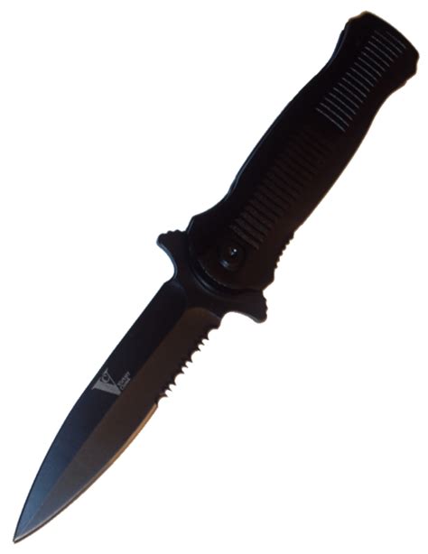 Knives And Daggers Black Tactical Flick Knife Was Sold For R100 On 7