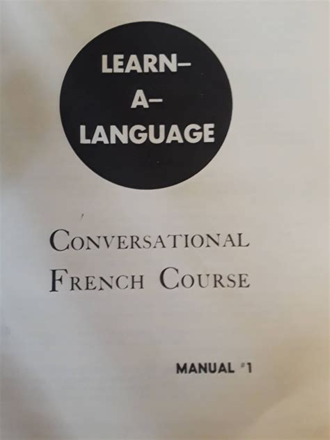Learn A Language Conversational French Set Of Four Records Etsy