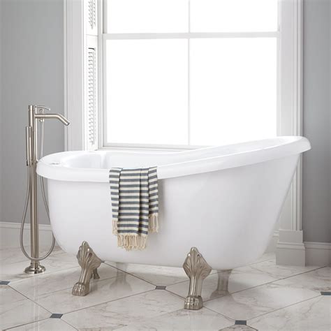 Clawfoot tubs handle this option with grace and. Pearson Acrylic Clawfoot Whirlpool Tub | Bathtubs for sale ...