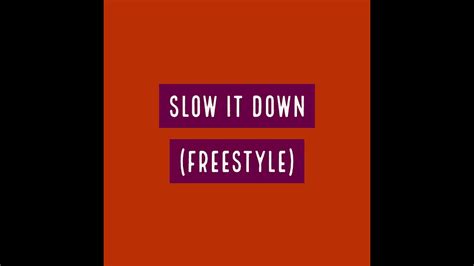 Fbd Slow It Down Freestyle Prod Tundra Beats Youtube