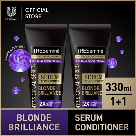 Bundle Of 2 Tresemme Blonde Brilliance Serum Conditioner 330ml