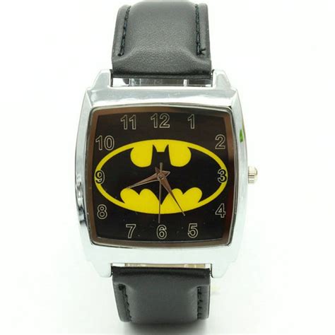 Free Shipping Dc Super Heroes Black Batman Wrist Steel Watch Fashion