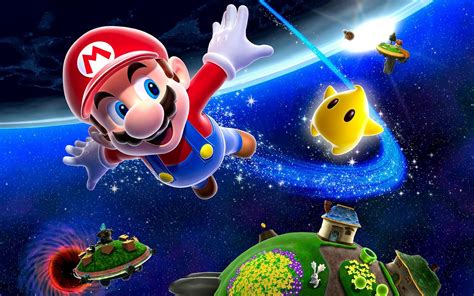 Free Download S1600hd 3d Super Mario Galaxy Wallpaper Mario Achtergrond