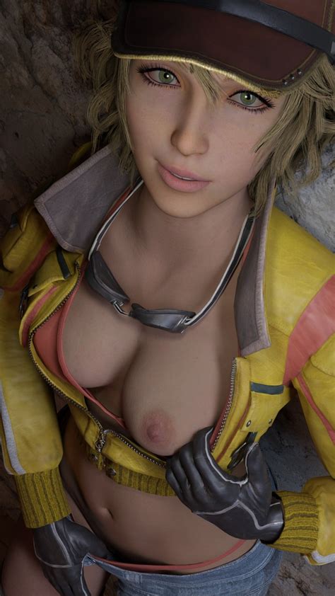 Rule 34 1girls 3d Blonde Hair Breasts Cindy Aurum Final Fantasy Final Fantasy Xv Flashing