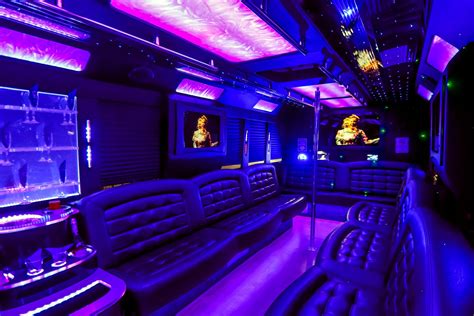 Vip Limo Service Tiffany F 550 Limo Party Bus