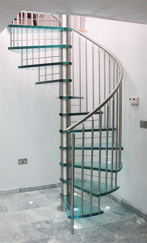 Spiral Staircase Suffolk A Bespoke Glass Tread Spiral
