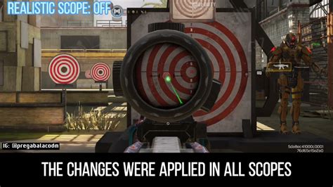 Quick Explanation Of Realistic Scope Option In Cod Mobile Youtube