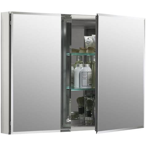 Kohler 35 In X 26 In Rectangle Recessed Mirrored Medicine Cabinet At