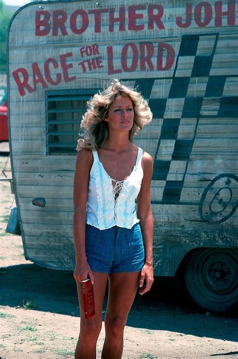 Farrah Fawcett On The Set Of The Six Million Dollar Man Kate