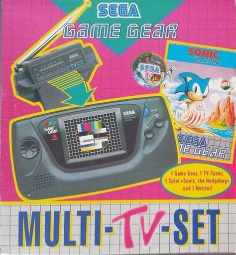 Sega Game Gear Sonic The Hedgehog Tv Tuner Bundle Consolevariations