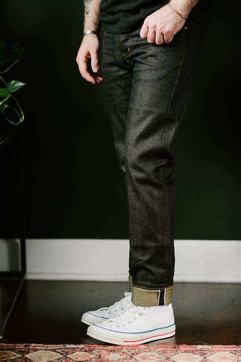 Naked Famous Turmeric Selvedge James Dant Features