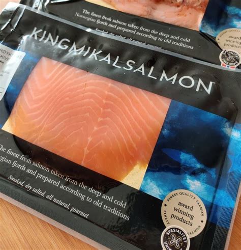 King Mikal Cold Smoked Salmon Ca 250g Frozen Norgesfoods