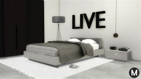Esatto Modern Bedroom By Mxims Liquid Sims