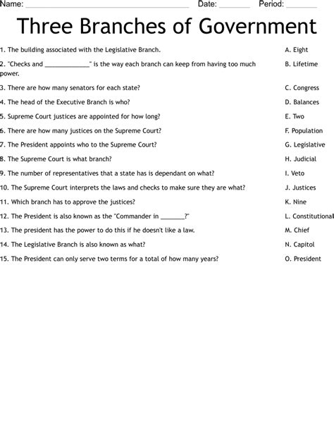 Three Branches Of Government Worksheets Worksheets For Kindergarten