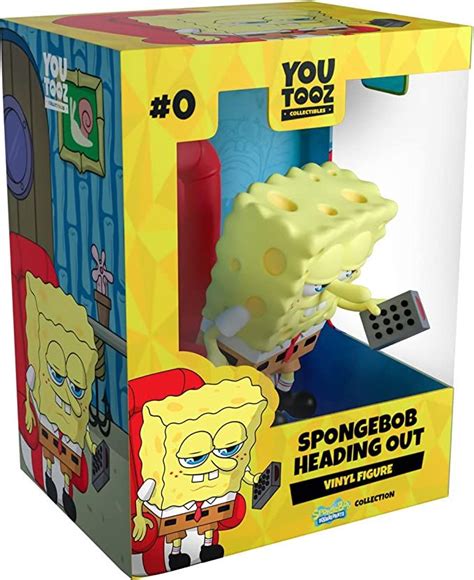 Youtooz Spongebob Heading Out Vinyl Figure 3 Spongebob Figure Funny Internet Meme Vinyl