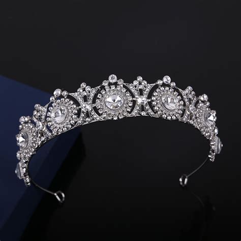 Crown Tiara Prom Queen Crown Quinceanera Pageant Crowns Princess Crown Rhinestone Crystal