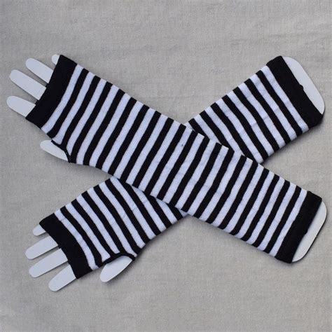 stripy fingerless gloves arm warmers arm warmers striped gloves fingerless