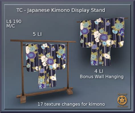 Second Life Marketplace Japanese Kimono Display Stand