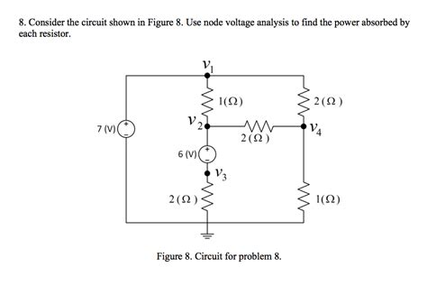Solved For The Circuit Shown Use Node Analysis To Find T Chegg Com My