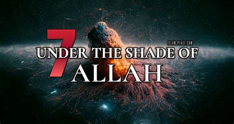 The Seven Under The Shade Of Allah Islam Peace