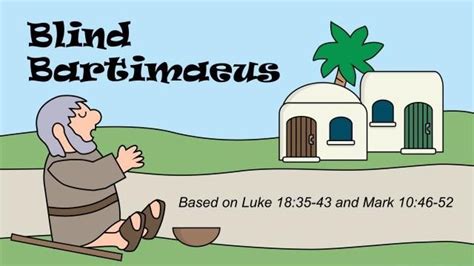 Tiny Bible Treasures Blind Bartimaeus Mini Movie Bible Lessons For