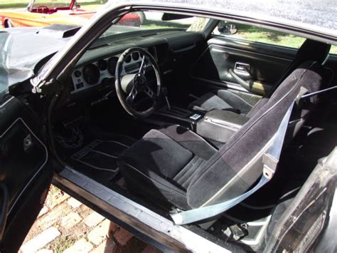 1979 Pontiac Trans Am Black On Black Cloth Interior Posi Bandit