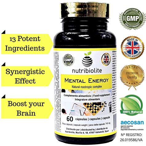 Buy Mental Energy Natural Nootropic Supplement Cognitive Enhancer