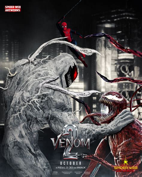 Poster Envy Artwork Artstation Venom Spider Man Creature Superhero