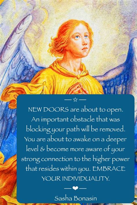 Daily Angel Message By Sasha Bonasin Angel Tarot Cards Angel