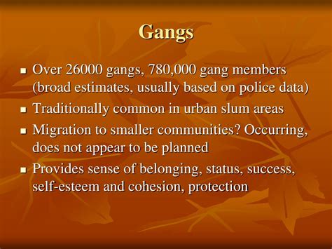 Ppt Gangs Powerpoint Presentation Free Download Id3109290