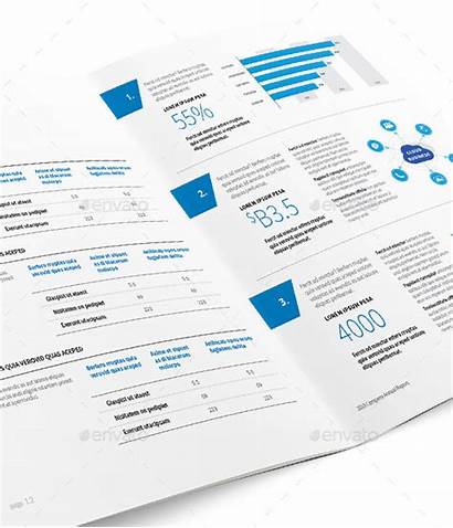 Report Indesign Annual Templates Corporate Bashooka Graphic