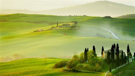 Wallpaper Tuscany Italy Europe Hills Green Field 4k Nature 16282