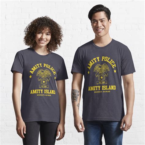Amity Island Police T Shirt For Sale By Lightningdes Redbubble
