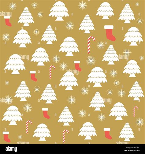 Seamless Christmas Pattern Stock Vector Image And Art Alamy