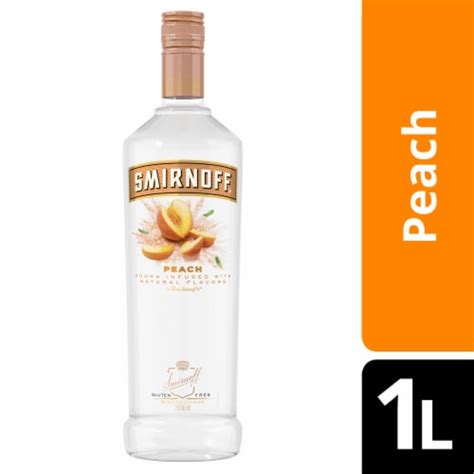 Smirnoff Peach Vodka Infused With Natural Flavors 1 L Qfc