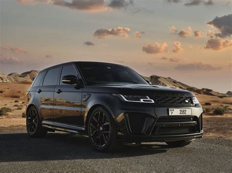 Rent A Range Rover Svr Black In Dubai Exotic Sports And Luxury