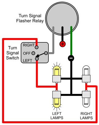 3 Pin Flasher Wiring Diagrams