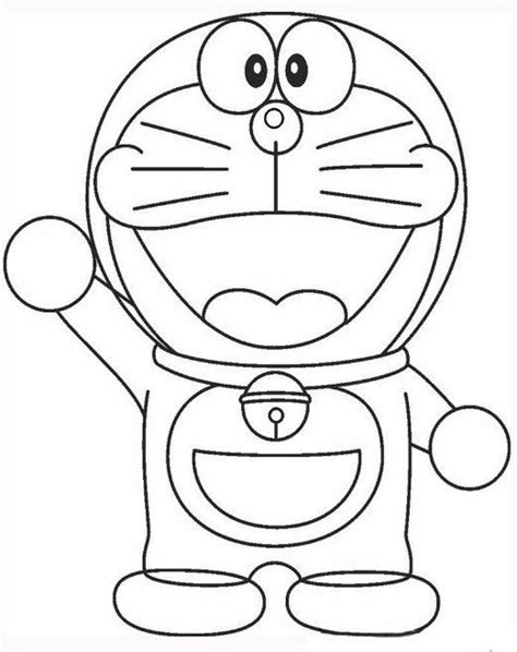 Contoh 19 Gambar Doraemon Untuk Mewarnai Kataucap