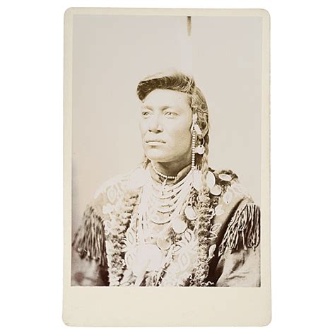 Cabinet Card Of Chief Little Head Cowans Auction House The Midwest