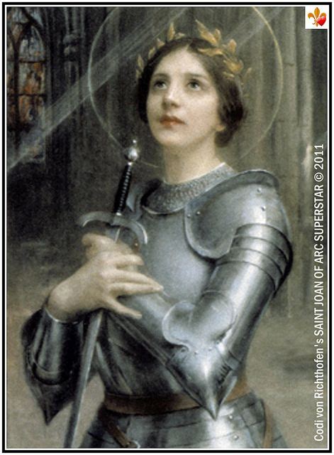 Joan Of Arc Classic Painting Detail By Saint Joan Of Arc Superstar