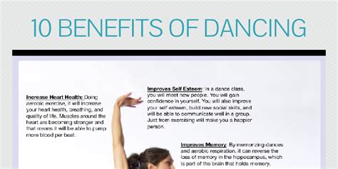 10 Benefits Of Dancing Infogram