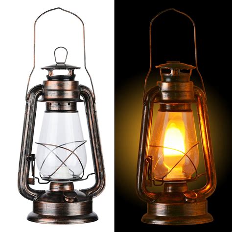Rustic Finish Classic Oil Lantern Light Bulb Lamp L Electric