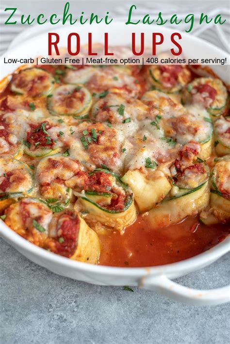 Zucchini Lasagna Roll Ups Recipe Lasagna Rollups Zucchini Lasagna