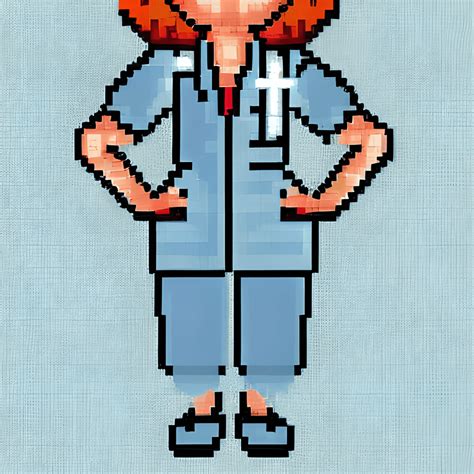 Bit Retro Pixel Art Doctor Dr Creative Fabrica