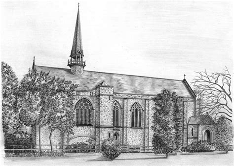 Church Drawings By Angela Of Pencil Sketch Portraits