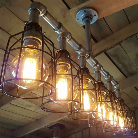 Industrial Lighting Chandelier Ul Listed Galvanized Pipe Light